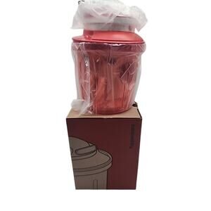 Tupperware Tall Supersonic Chopper System Mix-Whip-Chop Red
